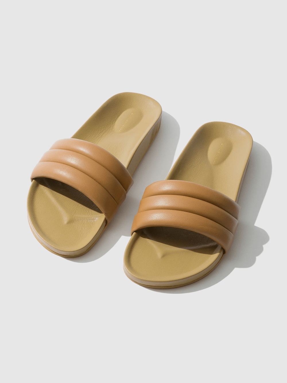 *SOLD* Beatrice Valenzuela Sand Padded Slide Sandals